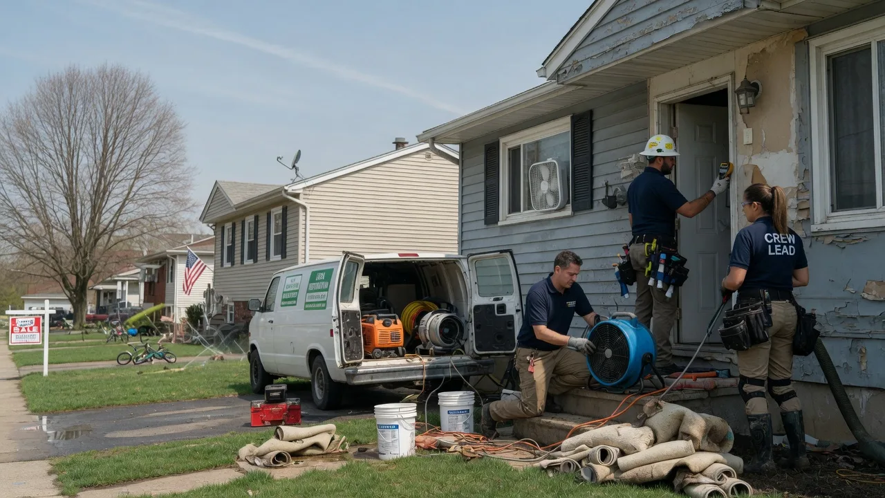 Flood Cleanup in Dysart, PA near me